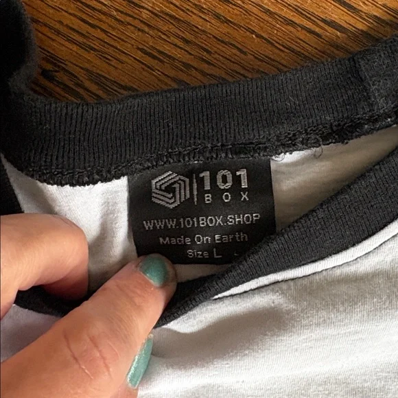 Dave Grohl Food Fighters Nirvana Baseball Sleeve T Size L VTG - Picture 3 of 8